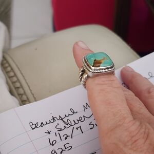 Turquoise and Silver Ring